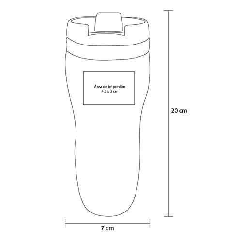 Termo Ergonomico De Doble Pared en  Puebla